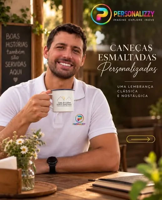 Caneca esmaltada